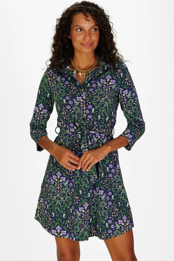 Townes Dress in Willow Weave